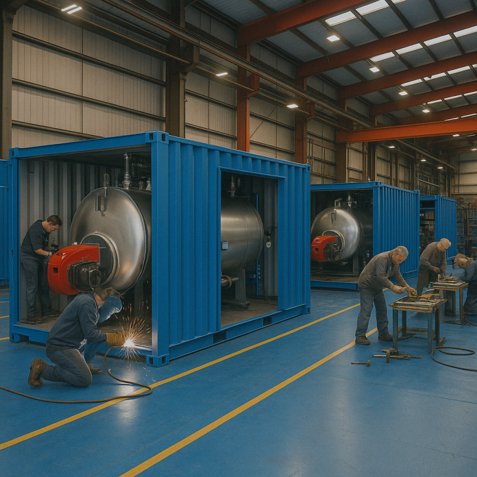 VKS Alquiler Calderas · Alquiler / Renting de Calderas Industriales en Container / Contenedor en Girona